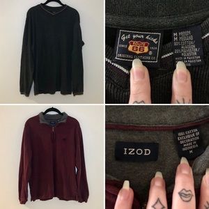 lot of 2 men’s sweaters